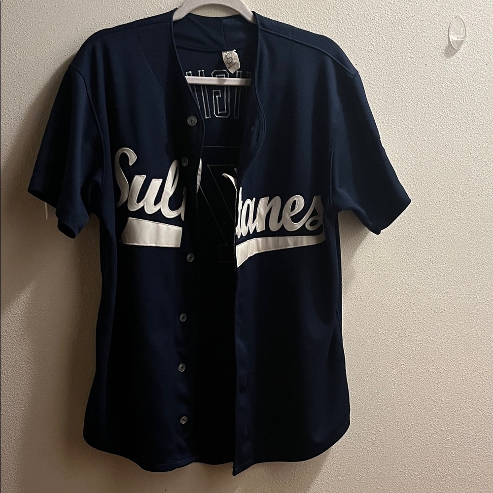 New Era Navy Blue Sultanes Men's Jersey
